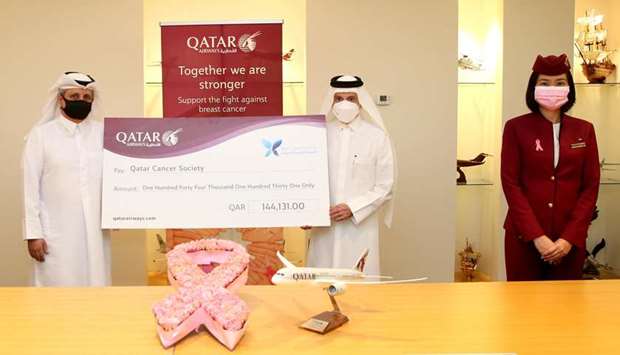 Qatar Airways employees raised over QAR 145,000 for Qatar Cancer Societyrnrn