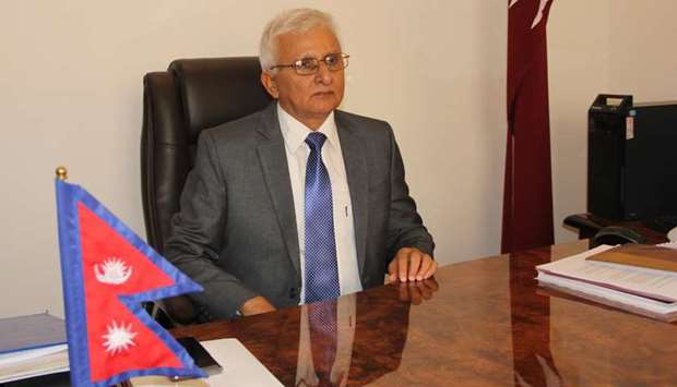 Nepalese ambassador Dr Narad Nath Bharadwaj.rnrn