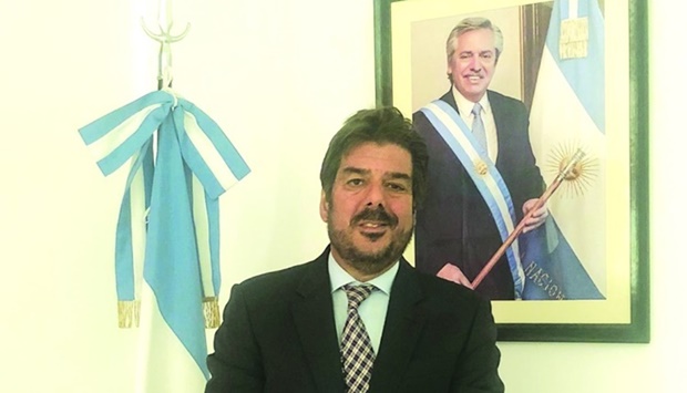 Argentinian ambassador Marcelo Gilardoni.