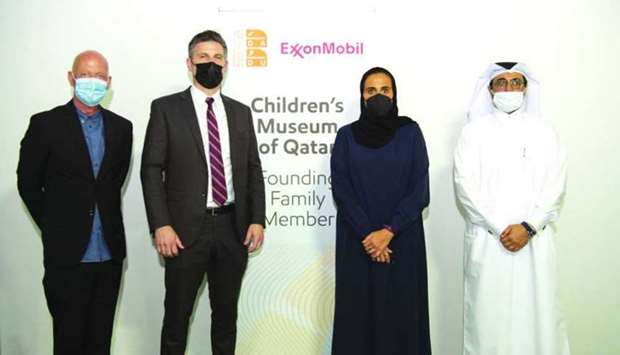 HE Sheikha Al Mayassa bint Hamad bin Khalifa al-Thani and Dominic Genetti at an official ceremony announcing the sponsorship agreement.