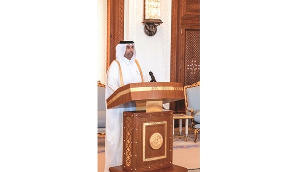HE the Minister of Environment and Climate Change Sheikh Dr Faleh bin Nasser bin Ahmed bin Ali al-Thani.