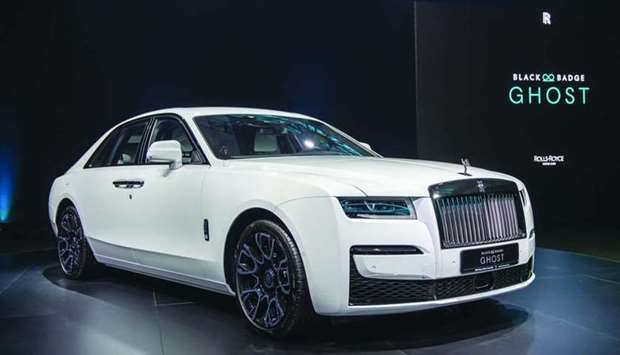 The new Rolls Royce Black Badge Ghost
