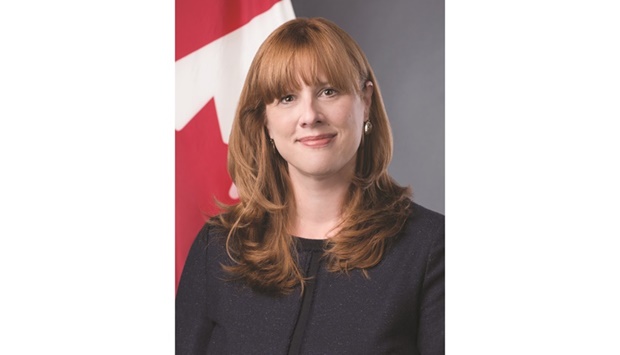 Canada ambassador to Qatar Stefanie McCollum