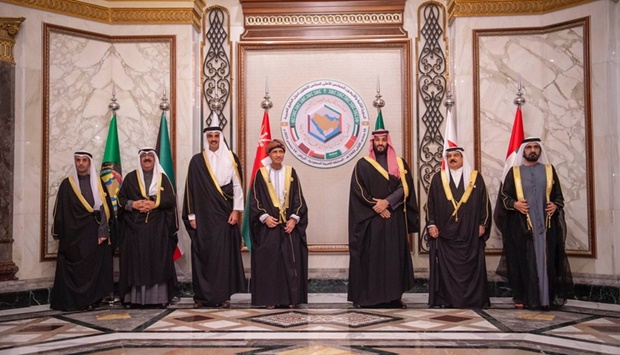 GCC leaders at the 42nd summit in Riyadh on Tuesday.