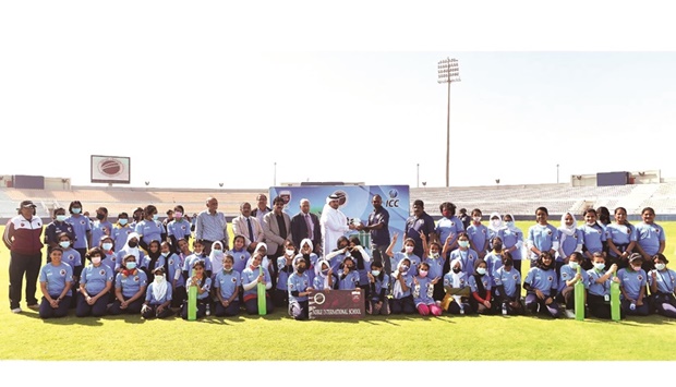 Hundred and sixty eight girls from three schools participated in the coaching camp which was divided into six stations.