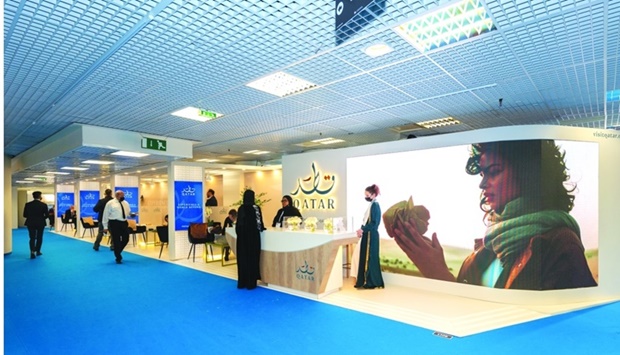 Qatar Tourism pavillion at ILTM Cannes 2021