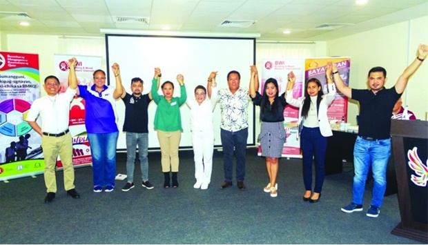 Complying with Covid-19 protocols, limited number of members attended the assembly which is held back-to-back with Bayanihan Qataru2019s general assembly.