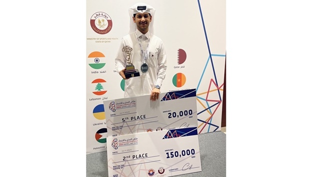 Mohamed al-Qassabi was placed in the top five while his team was placed second in the hackathon portion of the Challenge & Innovation Forum.