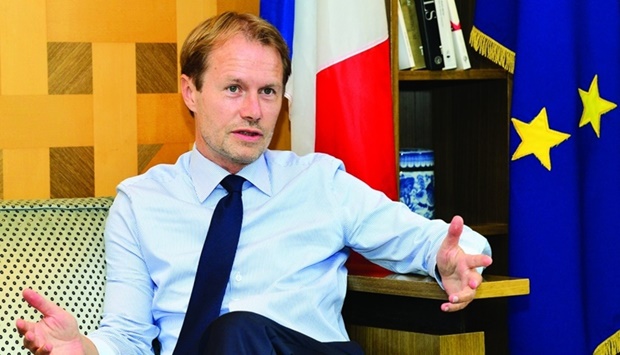 French ambassador Jean-Baptiste Faivre. PICTURE: Shaji Kayamkulam