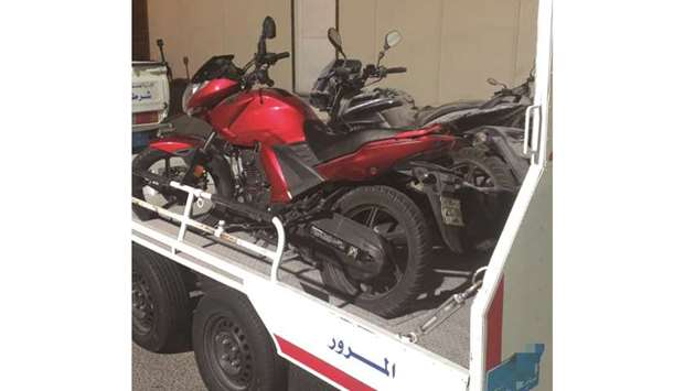 In a tweet, the directorate urged motorcyclists to properly park their bikes, away from roads, in order to preserve the public view and road safety, as well as to avoid traffic violations.