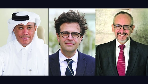 (from left) Ali Abdulla Al Dabbagh, Ian Bickford, Francisco Marmolejo