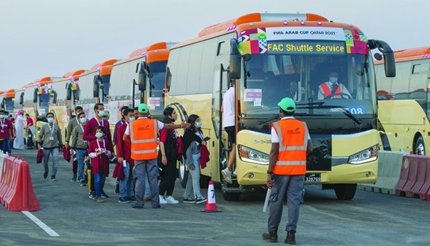 Mowasalat (Karwa) shuttled more than 1.4mn passengers in more than 190,000 bus service hours during the FIFA Arab Cup 2021.