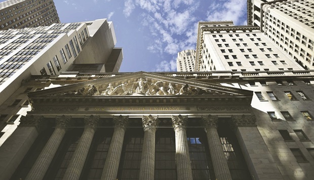 An external view of the New York Stock Exchange building. Wall Street investors are closely watching the latest news on the rapidly spreading Omicron variant for signs of how much the virus could impact the US economy and earnings as the market heads into what has historically been a strong time of year for equities.