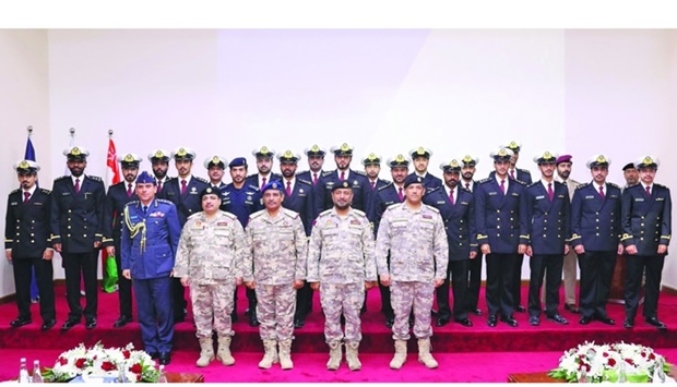 The Amiri Naval Forces celebrated the graduation of six courses for the 2021