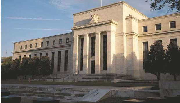 The Federal Reserve building in Washington, DC. Volatility has picked up recently in rates markets as investors around the world adjust to a changing landscape, with the emergence of the Omicron coronavirus variant posing risks to growth and a pivot by the Fed sparking a reassessment of inflation and policy expectations.