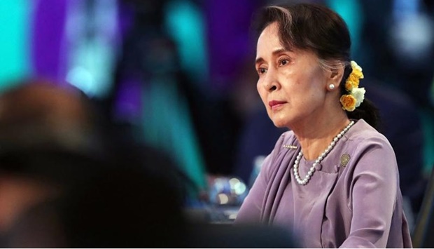 Suu Kyi, 76, has been detained since the generals ousted her government on February 1, ending the Southeast Asian country's brief period of democracy.