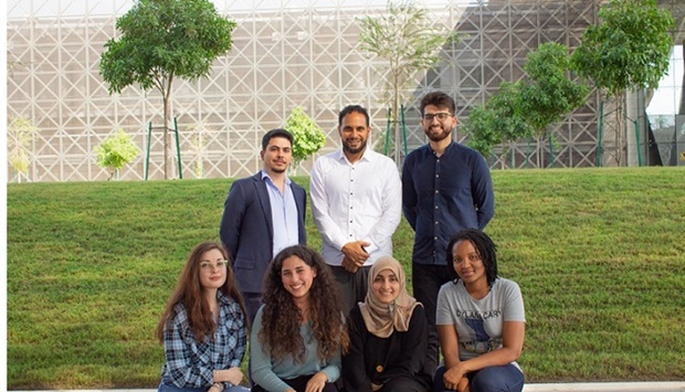 Team members of sKora, a Qatar-based sportstech startup