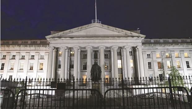 The Treasury Department in Washington, DC. Buying and selling large quantities of US government debt without substantially moving the market is about the hardest itu2019s been since the pandemic sent markets reeling in March 2020. Volatility has jumped, failed trades have increased u2013 and Wall Street analysts warn that the Federal Reserveu2019s exit from bond-buying is set to make matters worse.