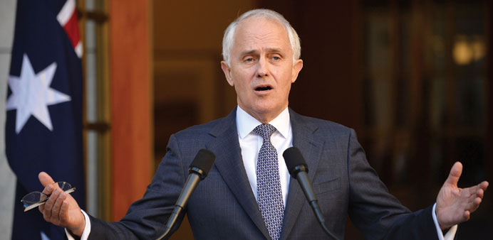 Malcolm Turnbull has urged the US president to stop focusing on the media.