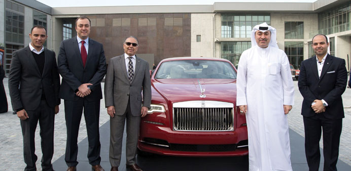  Alfardan Automobiles officials at the launch.