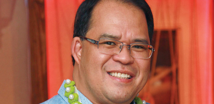Philippine ambassador Wilfredo Santos.