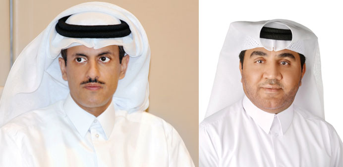 Sheikh Dr Khalid and al-Obaidli: Aiming for more than standard achievements.