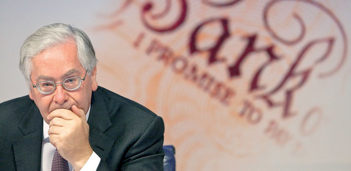 Bank of England governor Mervyn King suggested this week the u201cblack cloudu201d over the economy may be lifting, but with assets buoyant and the pound feeb