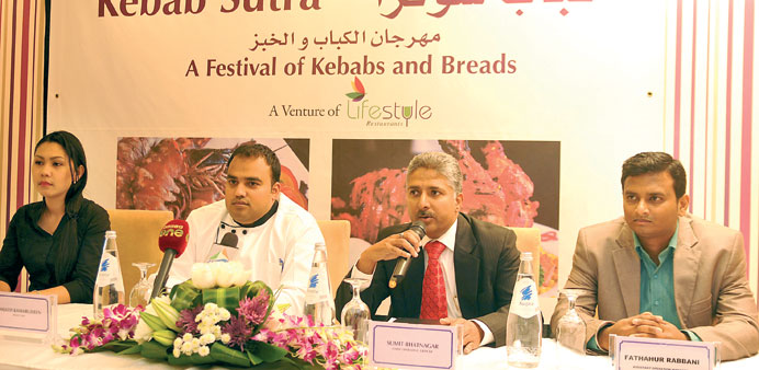 SAVY Group officials  announcing the festival at a press conference.