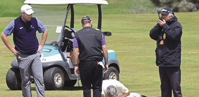 McGregor: death on the golf course.