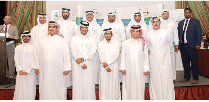 TOGETHER: The students who graduated from the programme. 