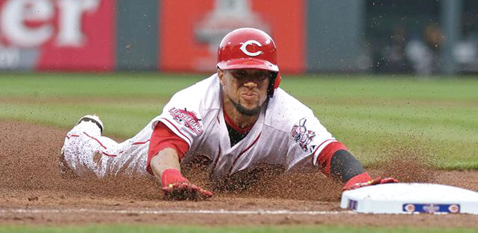 Billy Hamilton now has seven stolen bases in four games to start the season.