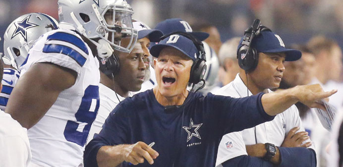 Rod Marinelli instructs his boys during a match.