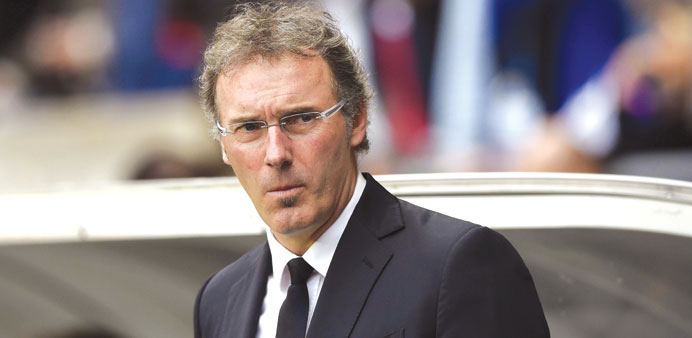 PSG coach Laurent Blanc is not satisfied with the form of his players.