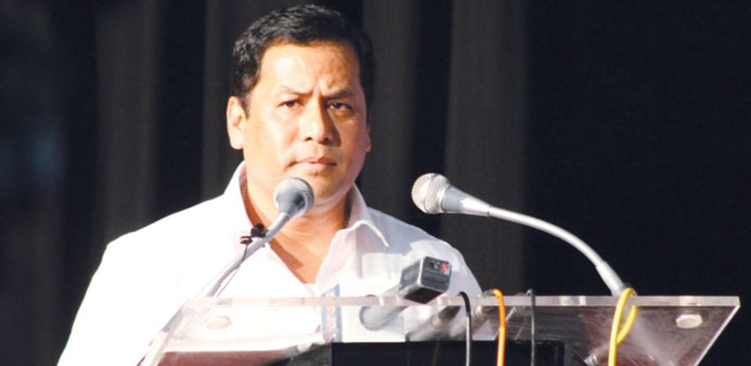 India sports minister Sarbananda Sonowal.