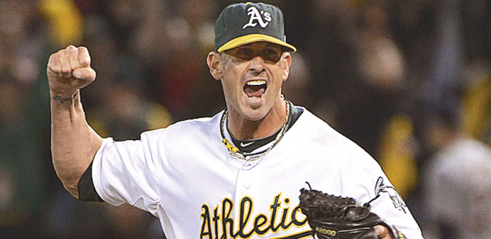 Aussie hurler Grant Balfour.