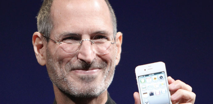 Steve Jobs: the man credited with changing modern life with iPods, iPhones and iPads.