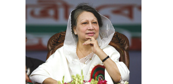 Khaleda Zia has been living in her office for nearly two months since calling for continuous countrywide blockades on January 5.