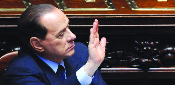 Berlusconi: his movements will also be restricted.