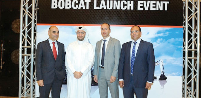 Jaidah Group and Bobcat officials at the ceremony.