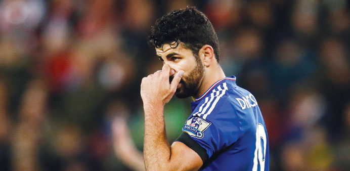  File picture of Chelseau2019s Diego Costa.