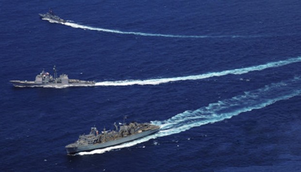 US ships in South China Sea
