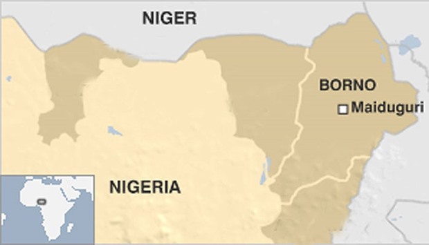 The attack took place some 85 km outside Maiduguri, the capital of Borno state