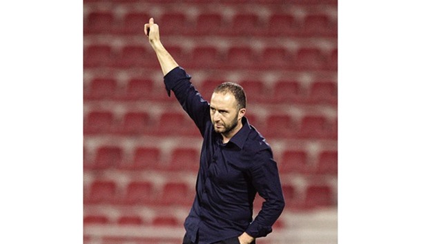 Lekhwiya coach Djamel Belmadi is serving a one-match ban.