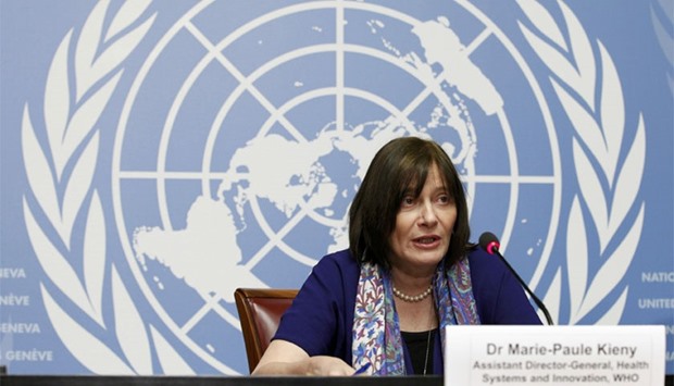 World Health Organization (WHO) Assistant Director-General Marie-Paule Kieny addresses a news conference on Zika virus in Geneva, Switzerland. AFP