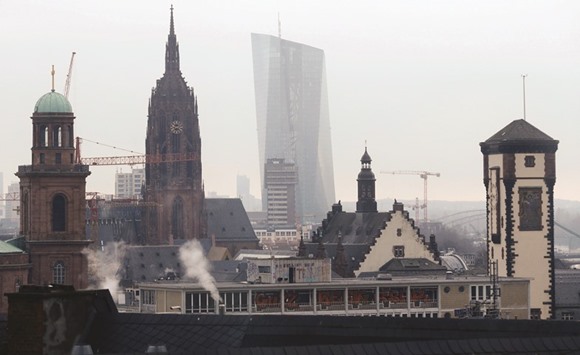 The ECB headquarters is seen in Frankfurt. The German top courtu2019s ruling would focus on the now likely defunct Outright Monetary Transactions of the ECB, but could have a bearing over its ongoing u20ac1.1tn bond buying programme until March 2017.