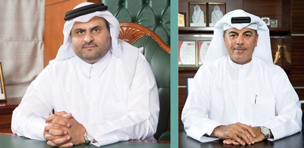 Sheikh Saoud (left) and al-Kuwari: Continuous expansion.