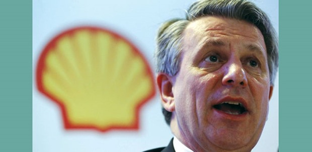 Ben Van Beurden, chief executive officer of Royal Dutch Shell, speaks during a news conference in Rio de Janeiro, Brazil yesterday. He said Brazil will be a key area for the company as it focuses its expanded operations in liquefied natural gas (LNG) and deepwater oil production.