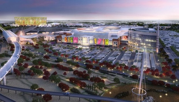An artist's impression of the Mall of Qatar