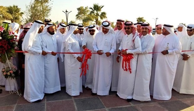 HE the Minister of Municipality and Environment Mohamed bin Abdullah al-Rumaihi  inaugurates Al Khor Park.