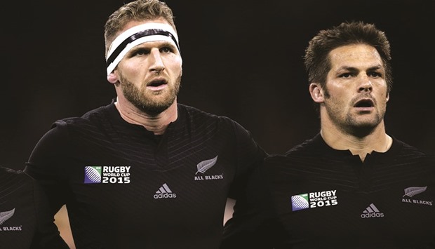 Kieran Read (L) with Richie McCaw